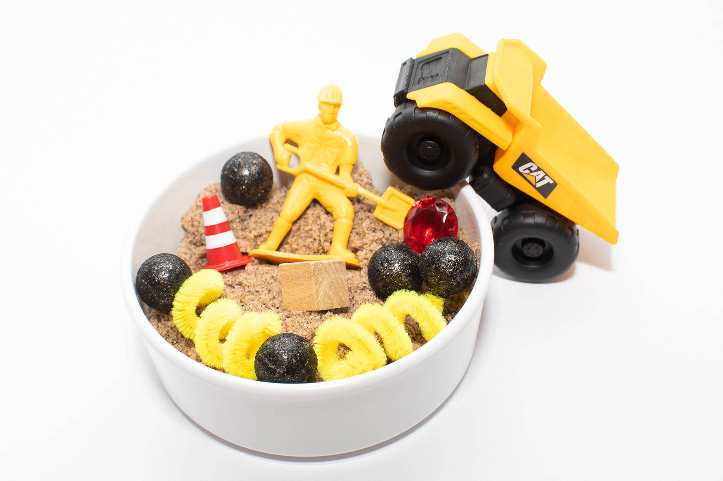 Construction Site Sensory Jar