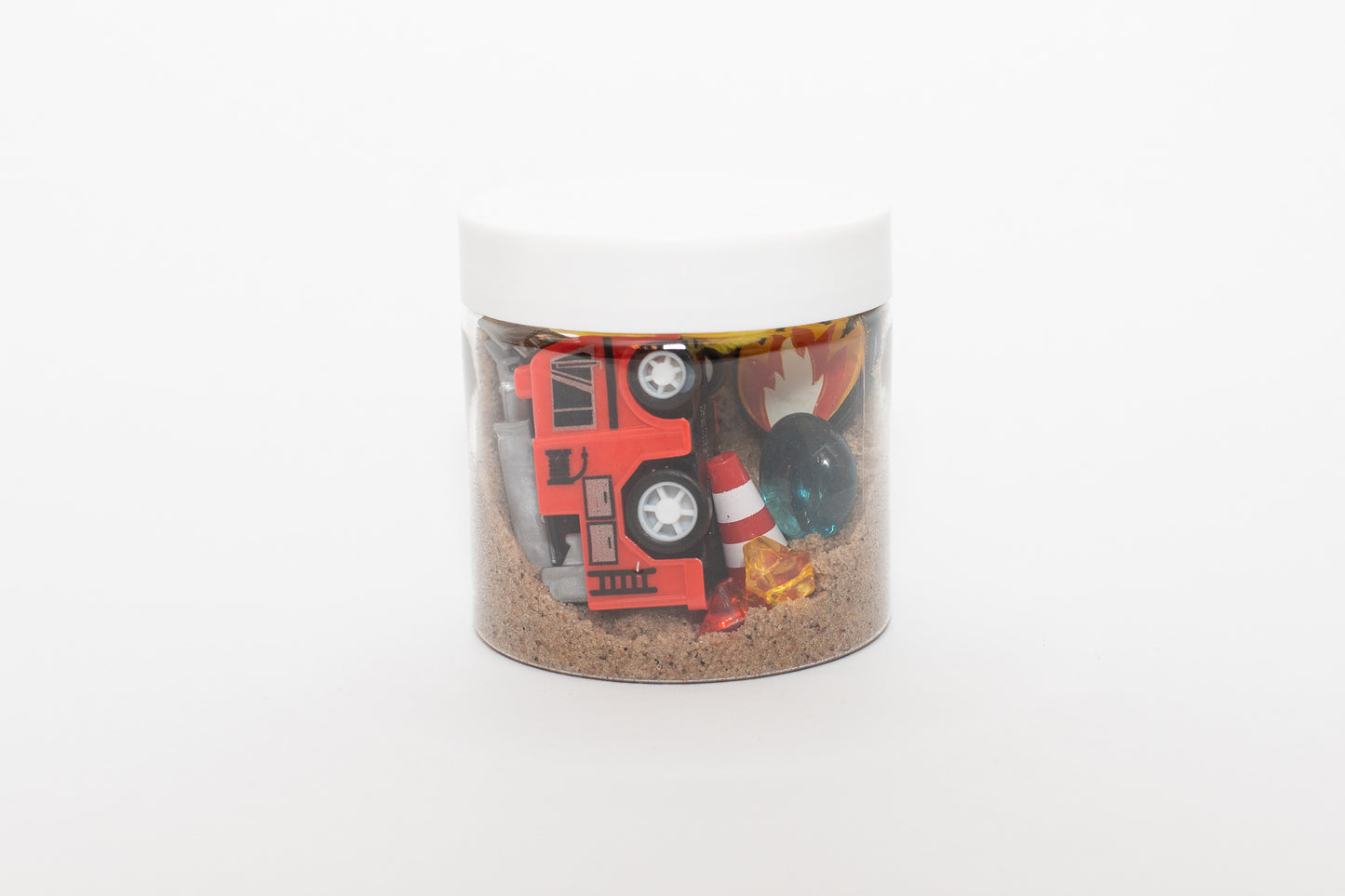 Fire Truck Sensory Jar