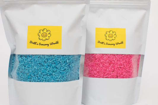 Sensory Play Rice