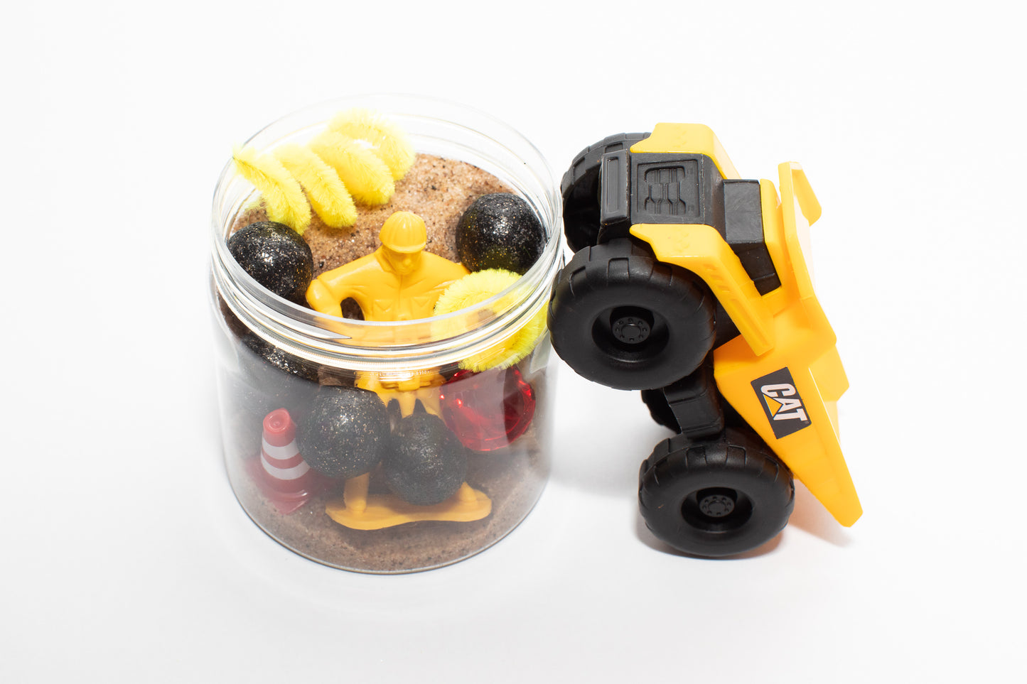 Construction Site Sensory Jar