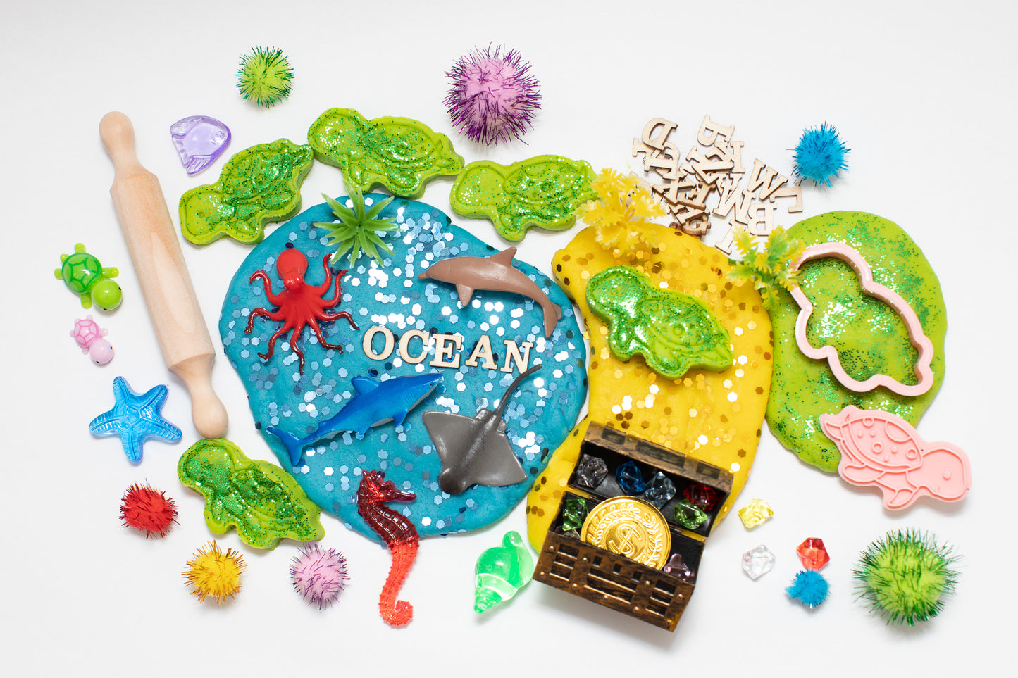 Ocean Sensory Dough Kit